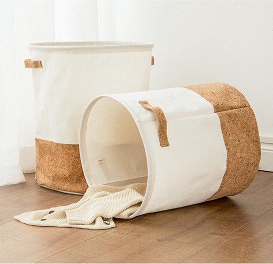 Stylish Cotton Linen Laundry and Toy Basket - EcoNest-State of Style