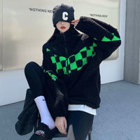 Stylish Crystal Jacket | Warm & Chic for Women-Black/Green-One Size-State of Style