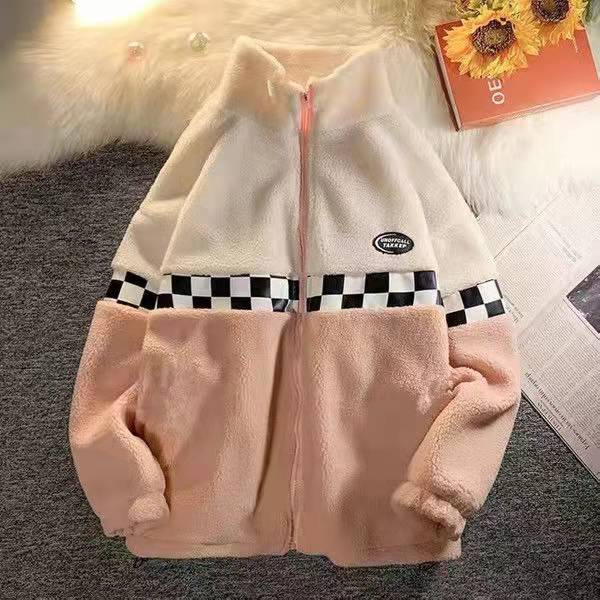 Stylish Crystal Jacket | Warm & Chic for Women-Pink-One Size-State of Style