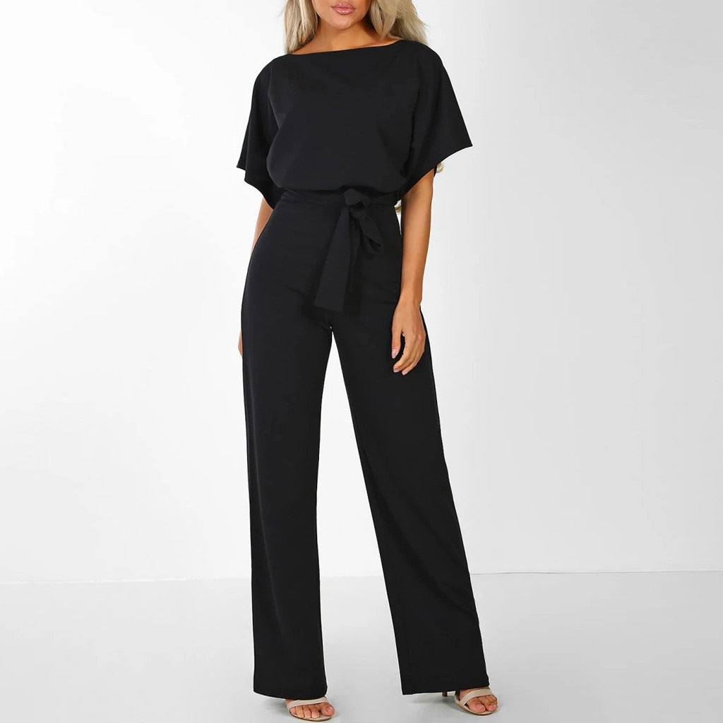 Stylish Designer Jumpsuit - AuraElegance-Black-S-State of Style