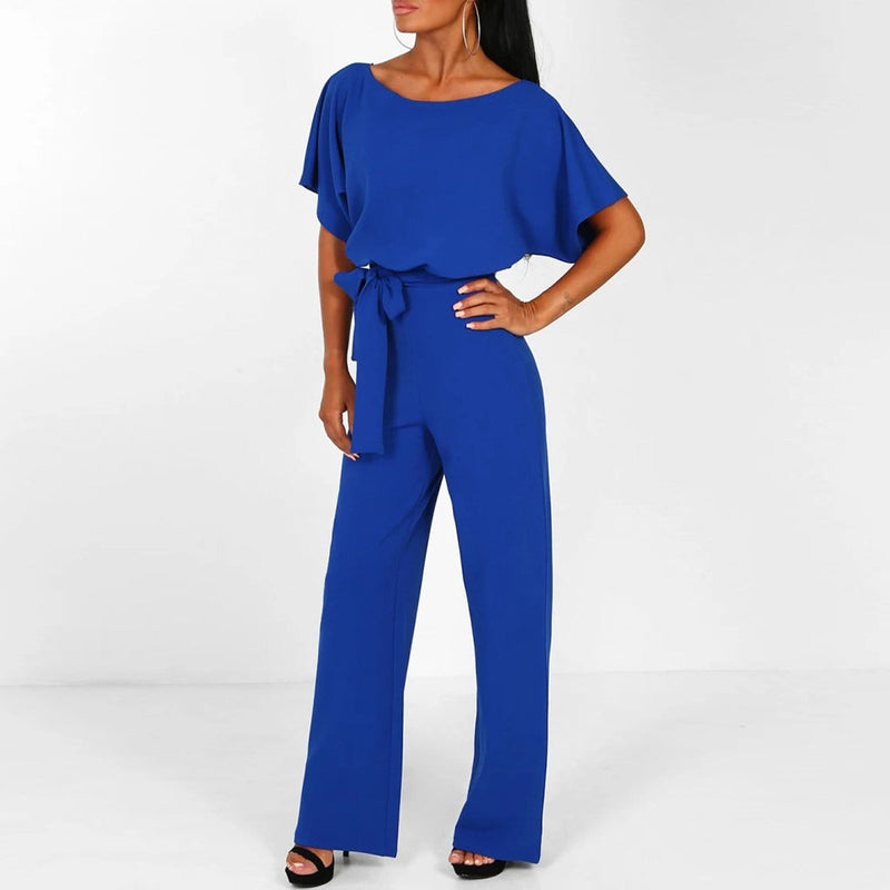 Stylish Designer Jumpsuit - AuraElegance-Blue-S-State of Style