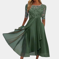 Stylish Dress - Viviana-Green-S-State of Style