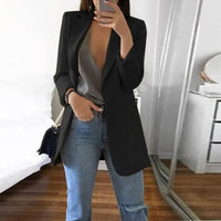 Stylish Elegant Streetwear Blazer - Serena-Black-S-State of Style