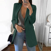Stylish Elegant Streetwear Blazer - Serena-Dark Green-S-State of Style