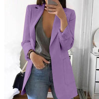 Stylish Elegant Streetwear Blazer - Serena-Purple-S-State of Style