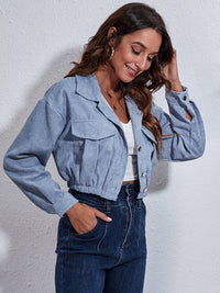 Stylish Elle Jacket | Versatile and Comfortable-Sky Blue-S-State of Style