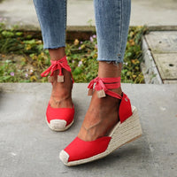 Stylish espadrille sandals for women – Maribel-White-3-State of Style