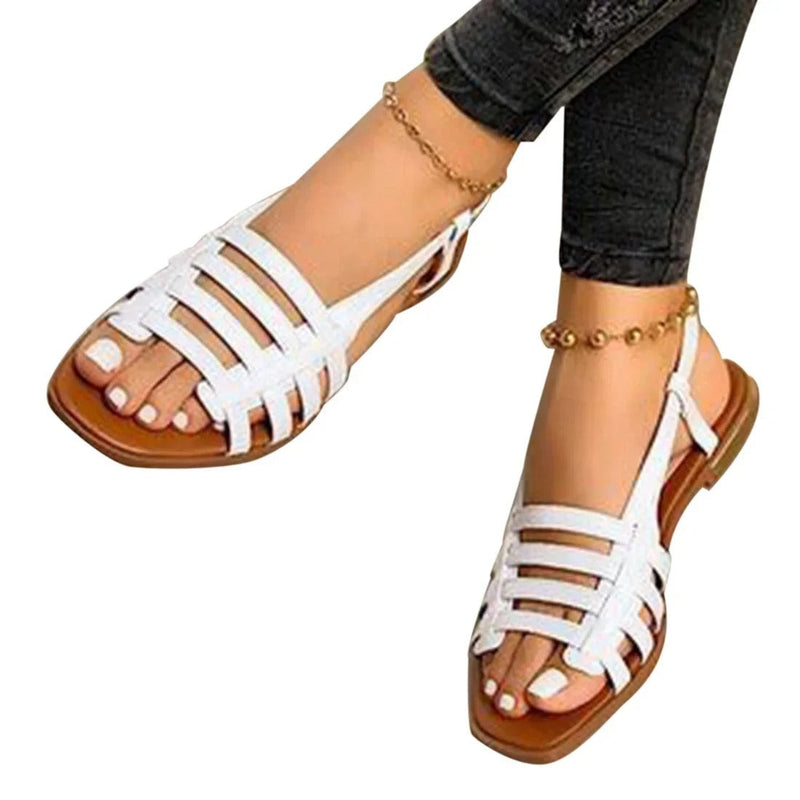 Stylish gladiator sandals for women – Isadora-White-3-State of Style