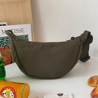Stylish Half Moon Crossbody Bag - Luna-Black-State of Style