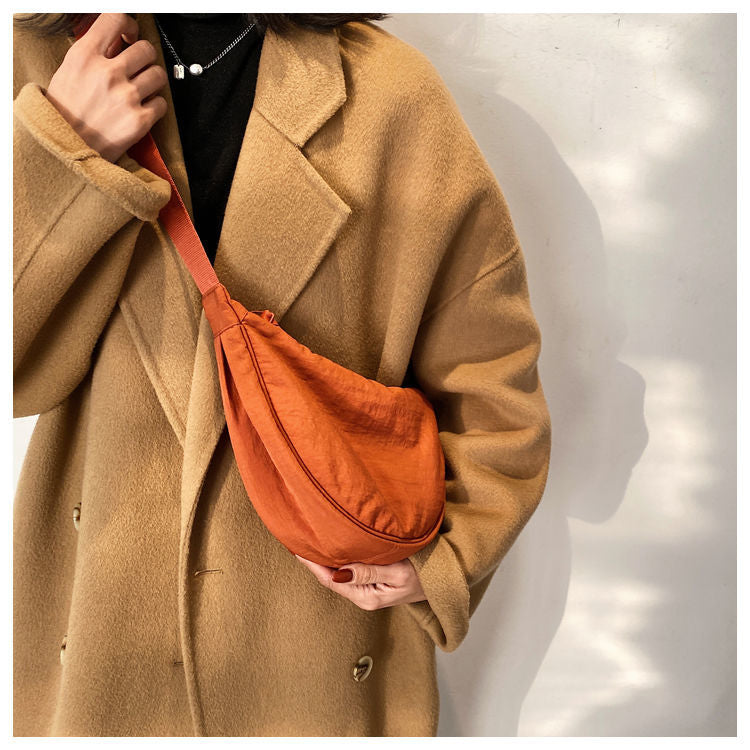Stylish Half Moon Crossbody Bag - Luna-Orange-State of Style