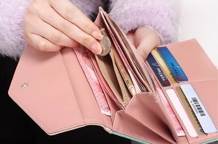 Stylish Hammock Wallet with Card Holder-Black-State of Style