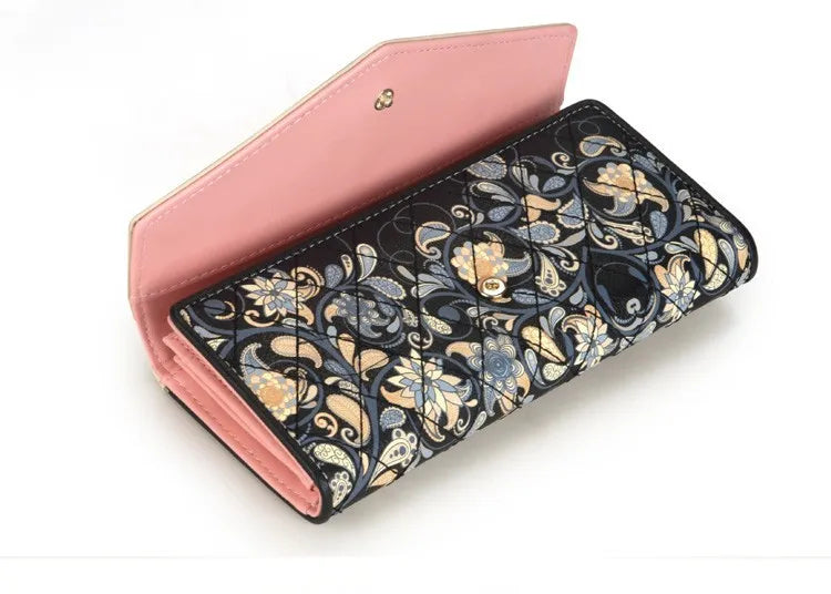 Stylish Hammock Wallet with Card Holder-Black-State of Style