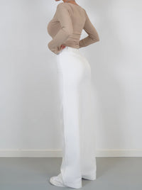 Stylish High-Waisted Pants - Luna-Black-S-State of Style
