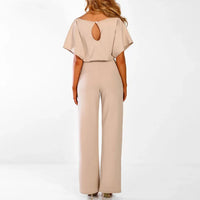 Stylish Jumpsuit with Flattering Waist - Naomi-Blue-S-State of Style