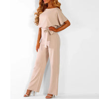 Stylish Jumpsuit with Flattering Waist - Naomi-Blue-S-State of Style