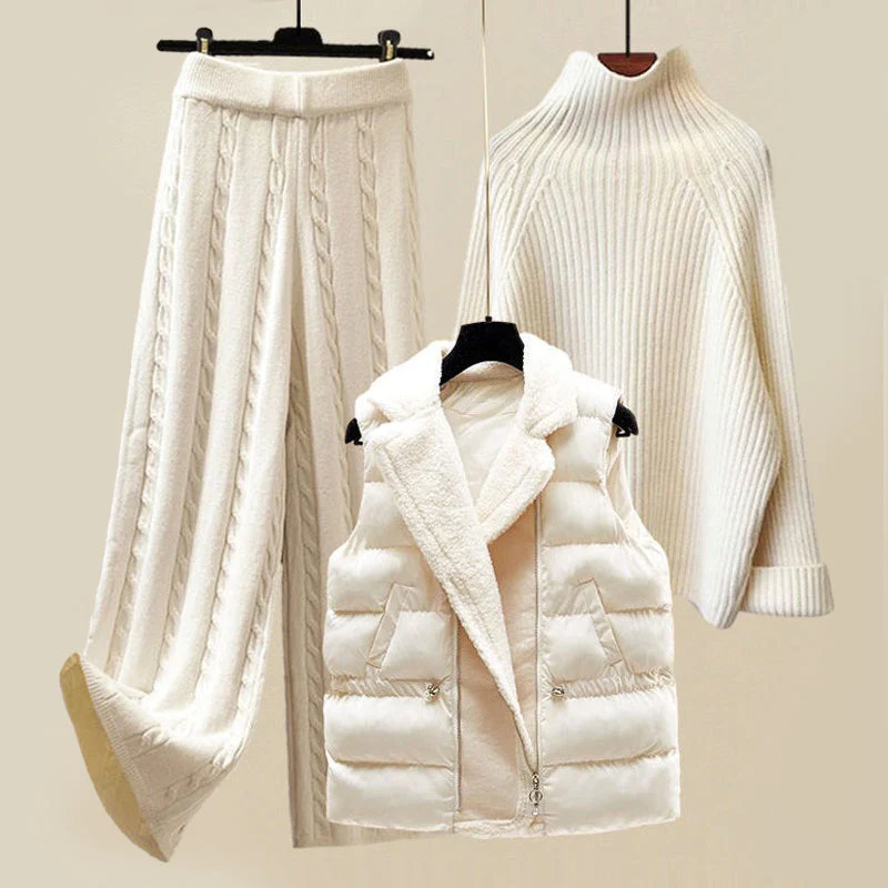 Stylish Knitted Clothing Set - Sofie-Pants-S-State of Style