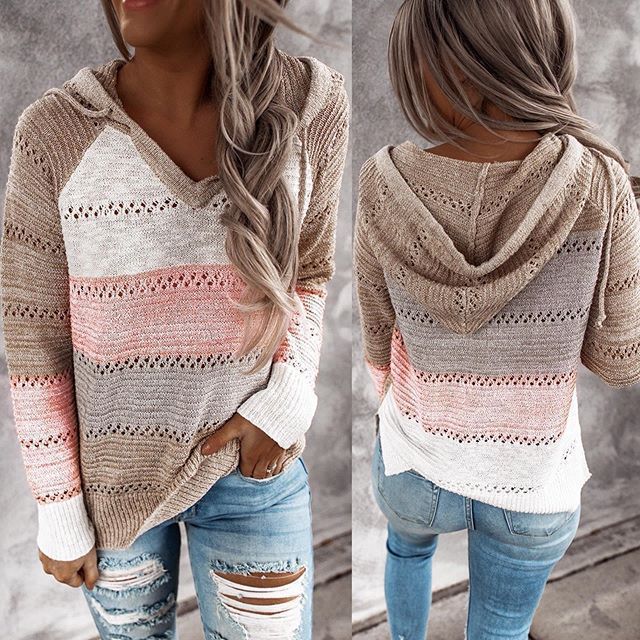Stylish Knitted Women's Jumper - Aurora-Black-S-State of Style