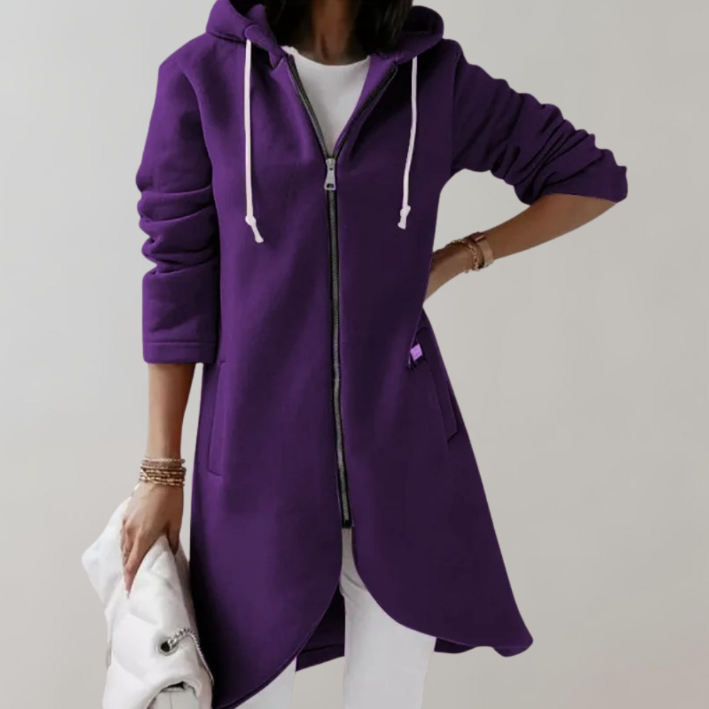 Stylish Ladies' Cardigan - Elara-Purple-S-State of Style