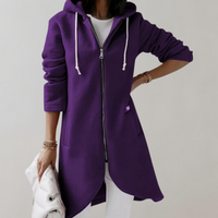 Stylish Ladies' Cardigan - Elara-Purple-S-State of Style