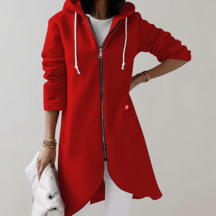 Stylish Ladies' Cardigan - Elara-Red-S-State of Style