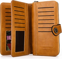 Stylish Large-Capacity Wrist Wallet-Black-12 Card Slots-State of Style