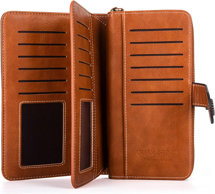 Stylish Large-Capacity Wrist Wallet-Black-12 Card Slots-State of Style