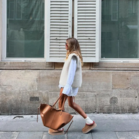 Stylish Leather Handbag - Adeline-Black-State of Style