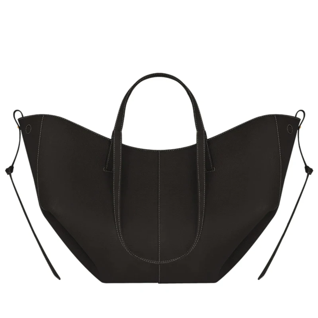 Stylish Leather Handbag - Adeline-Black-State of Style