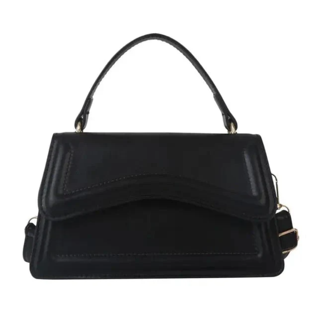 Stylish Leather Ladies Shoulder Bags - LuxeClass-Black-State of Style
