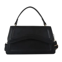 Stylish Leather Ladies Shoulder Bags - LuxeClass-Black-State of Style