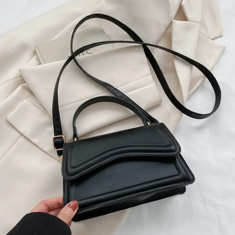 Stylish Leather Ladies Shoulder Bags - LuxeClass-White-State of Style