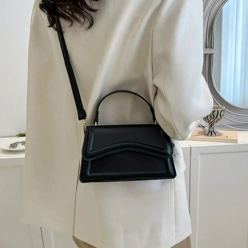 Stylish Leather Ladies Shoulder Bags - LuxeClass-White-State of Style