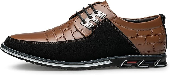 Stylish Leather Men's Shoes - James-Black-6.5-State of Style