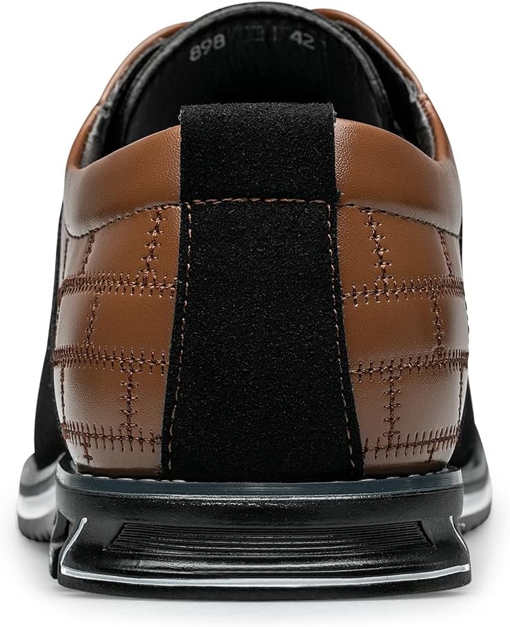 Stylish Leather Men's Shoes - James-Black-6.5-State of Style