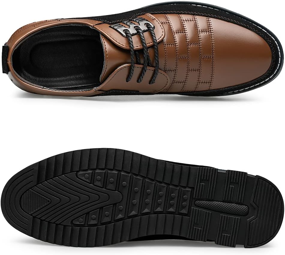 Stylish Leather Men's Shoes - James-Black-6.5-State of Style