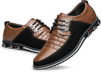 Stylish Leather Men's Shoes - James-Black-6.5-State of Style