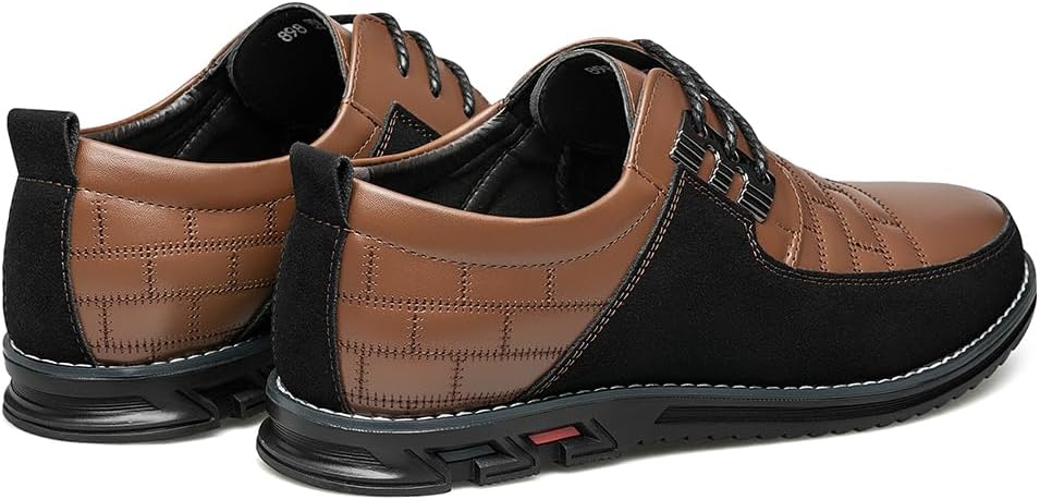 Stylish Leather Men's Shoes - James-Black-6.5-State of Style