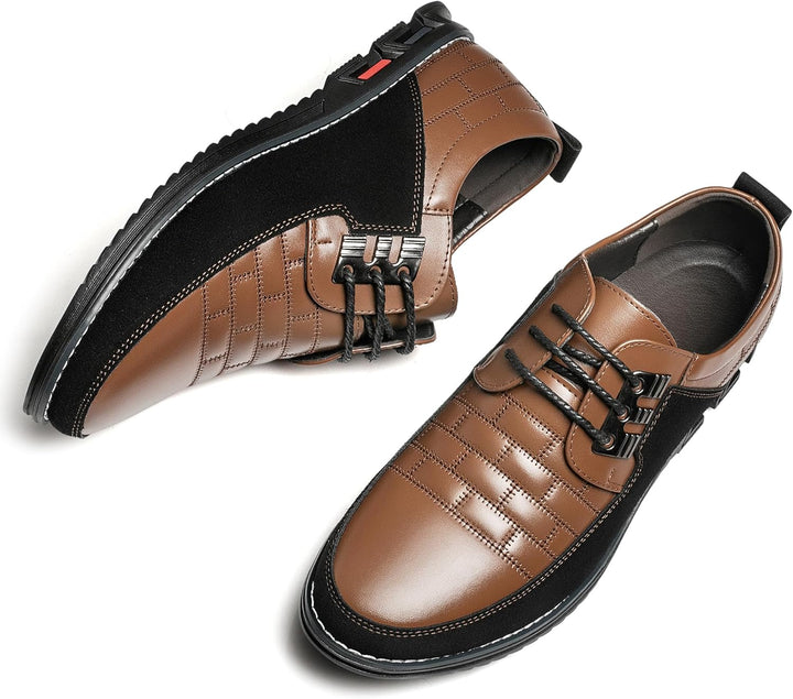 Stylish Leather Men's Shoes - James-Black-6.5-State of Style