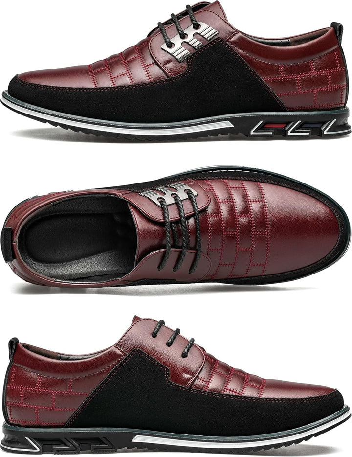 Stylish Leather Men's Shoes - James-Black-6.5-State of Style