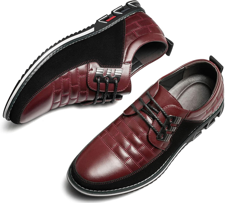 Stylish Leather Men's Shoes - James-Black-6.5-State of Style
