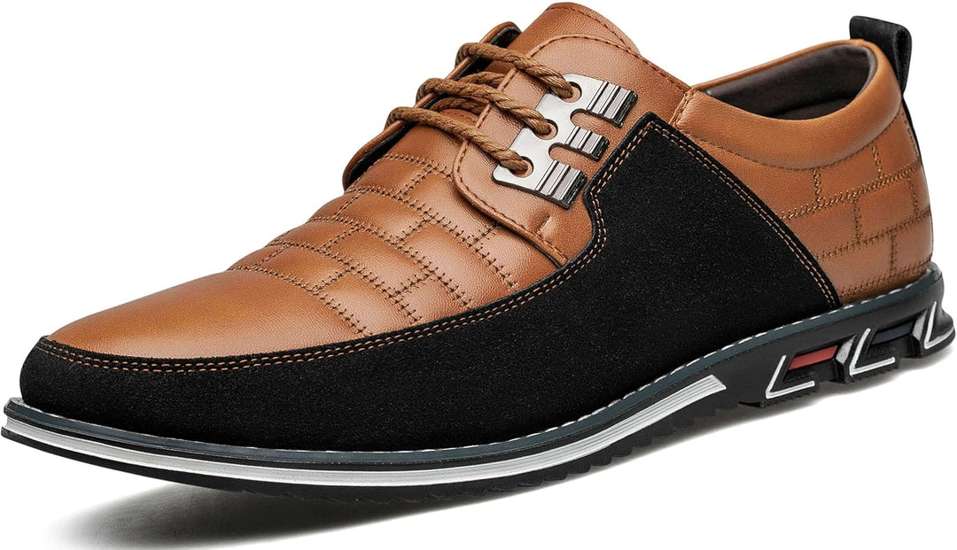 Stylish Leather Men's Shoes - James-Black-6.5-State of Style
