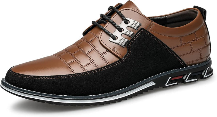 Stylish Leather Men's Shoes - James-Brown-6.5-State of Style