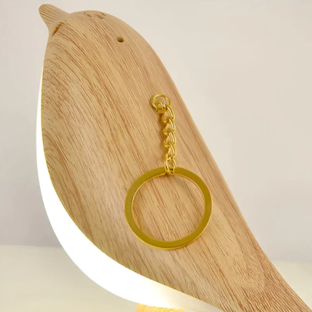 Stylish LED Bird Lamp with Touch Control and Aromatherapy - FeatherGlow-Grey-State of Style