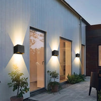 Stylish LED Cube Wall Lamp - LumiCube-Black-State of Style