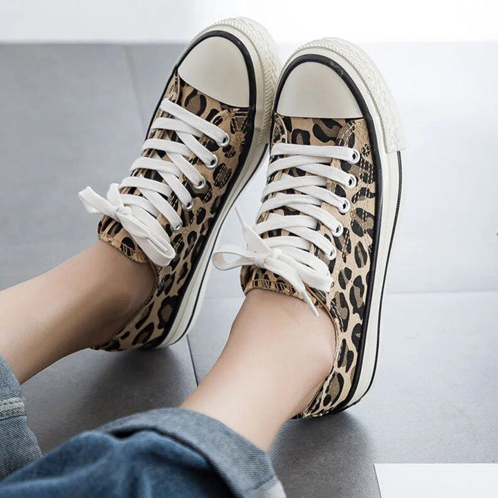 Stylish leopard print women's sneakers – Savannah-3-State of Style