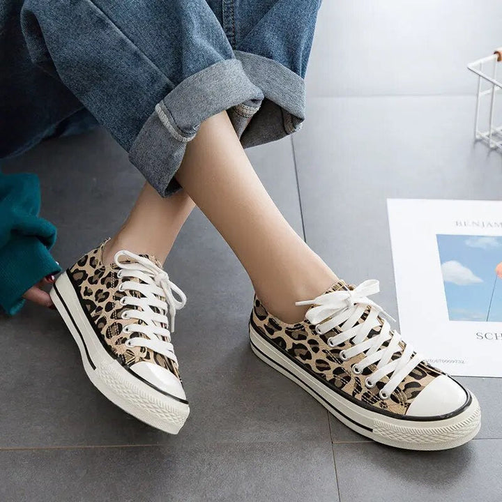 Stylish leopard print women's sneakers – Savannah-3-State of Style