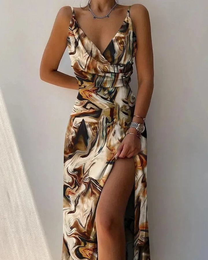 Stylish Long Dress - Sophia-Brown-S-State of Style
