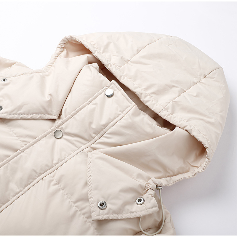 Stylish Long Women's Down Jacket - Elise-Green-XS-State of Style