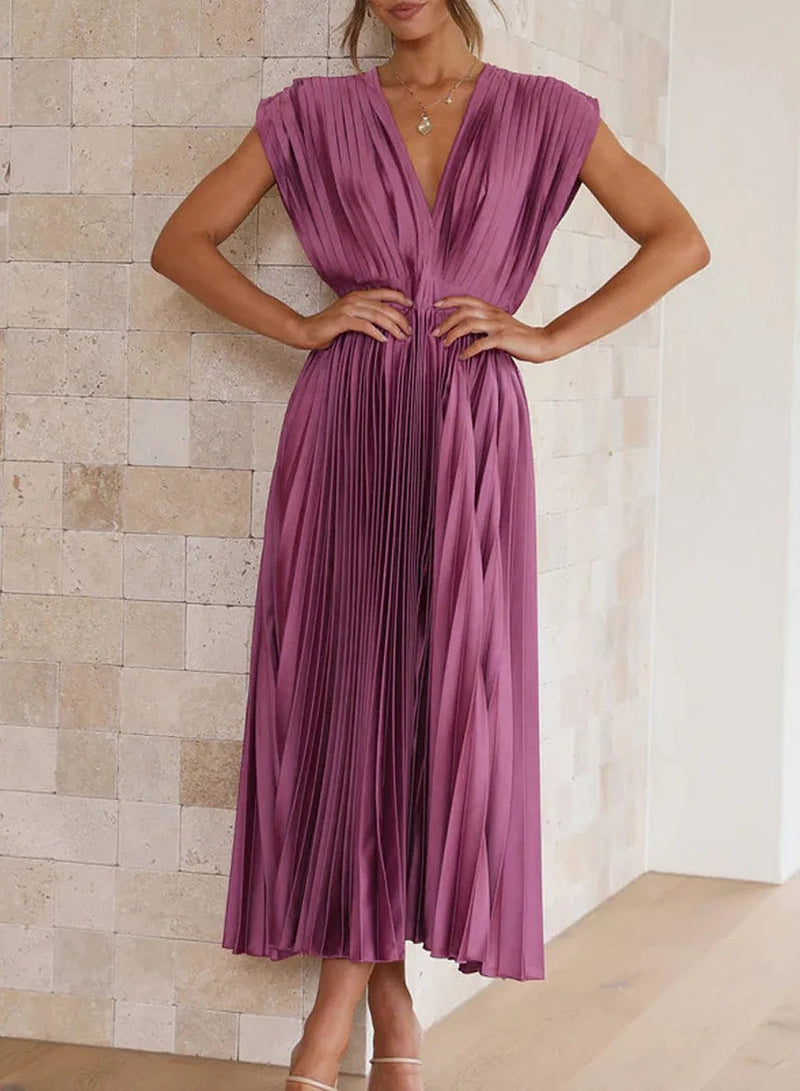 Stylish Maxi Dress - Elise-Lilac-XS-State of Style