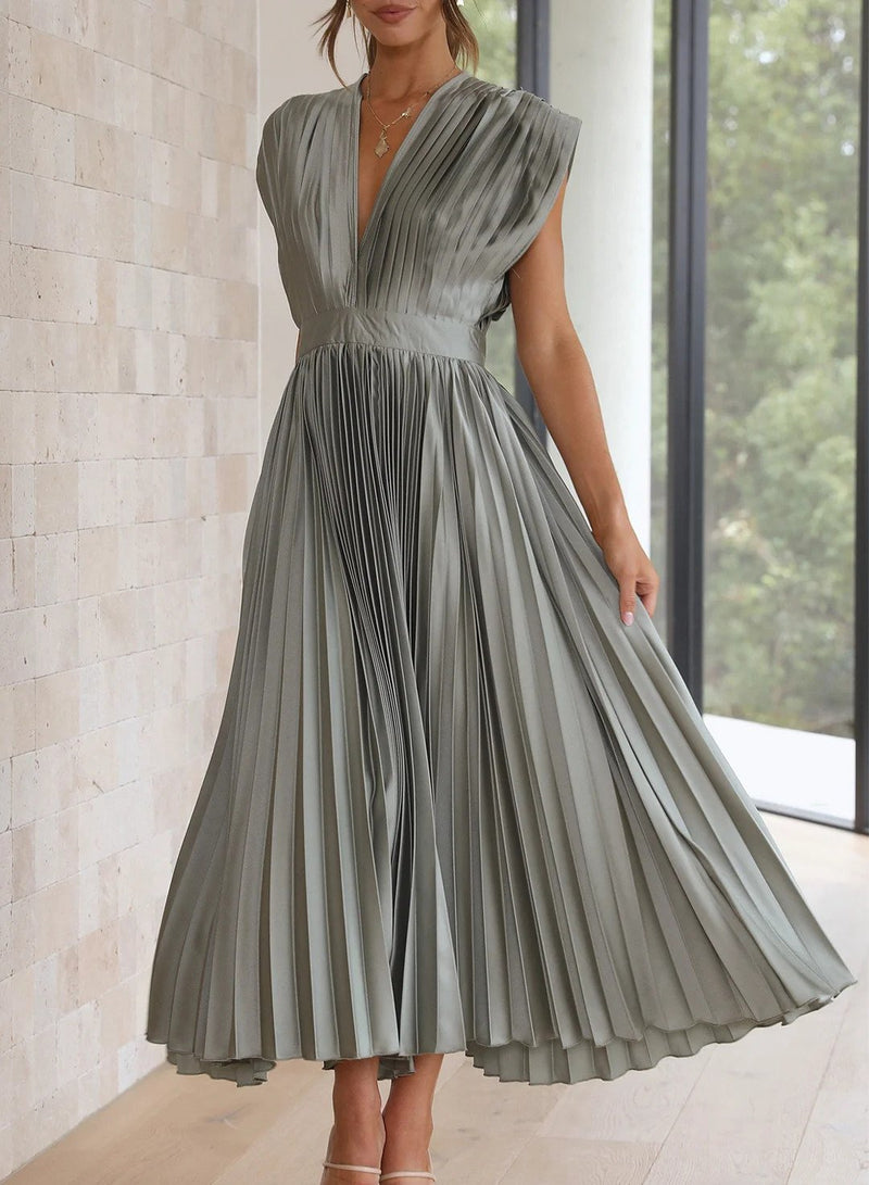 Stylish Maxi Dress - Elise-Olive-XS-State of Style